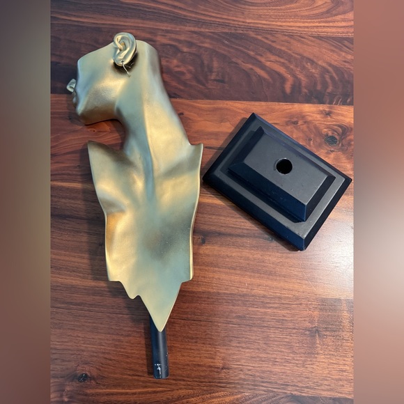 Necklace Earrings Jewelry Display Stand mannequin Head Bust Model Home Decor - Picture 8 of 9